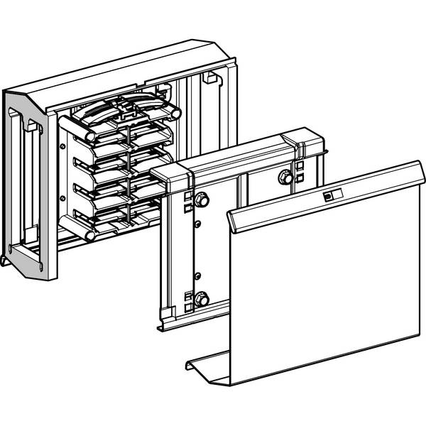 Schneider Electric KSA250FA4 KSA-accessoires, verbindingsblok, 250A, aansluiting op Canalis KSA IP52 Verbindingselement 1 stuk(s)