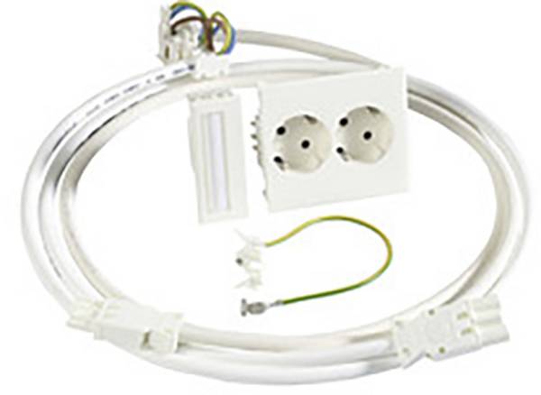 Schneider Electric 5940036 Inbouwdoos 2-voudig stopcontact  1 stuk(s) Wit