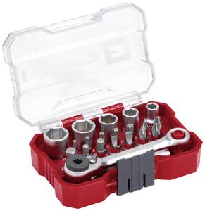 Conrad Einhell 118683 Dopsleutel-bitinzetset 1/4" (6.3 mm) 21-delig aanbieding