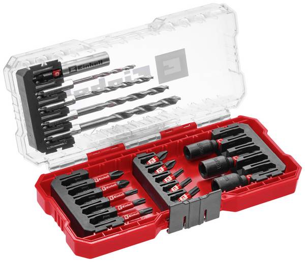 Einhell  108709 Dopsleutel-bitinzetset  1/4" (6,3 mm) 18-delig
