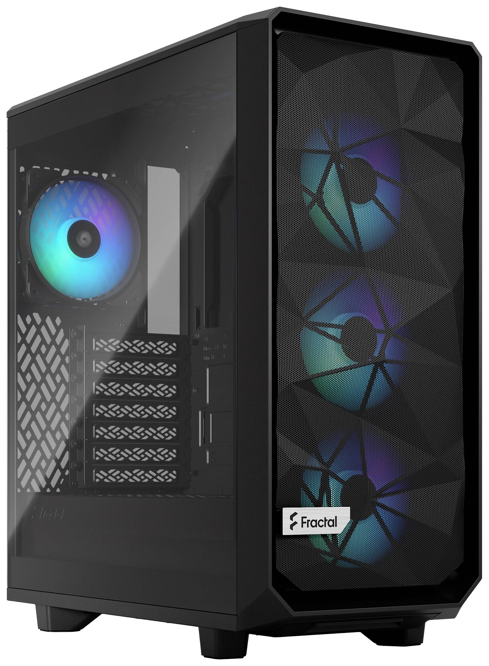 Fractal Design Meshify 2 Compact Lite RGB Black TG Light tint Tower behuizing-1