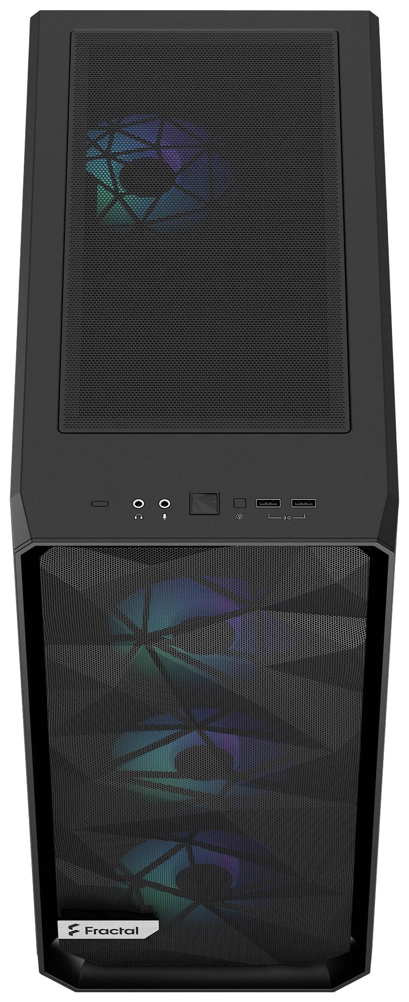 Fractal Design Meshify 2 Compact Lite RGB Black TG Light tint Tower behuizing-3