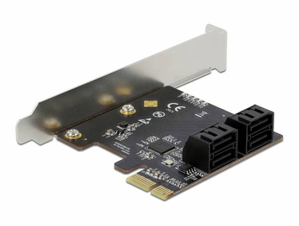 Delock Delock - Speicher-Controller - SATA 6Gb/s - Low-Profile PCI Express kaart SATA 6 Gb/s PCIe