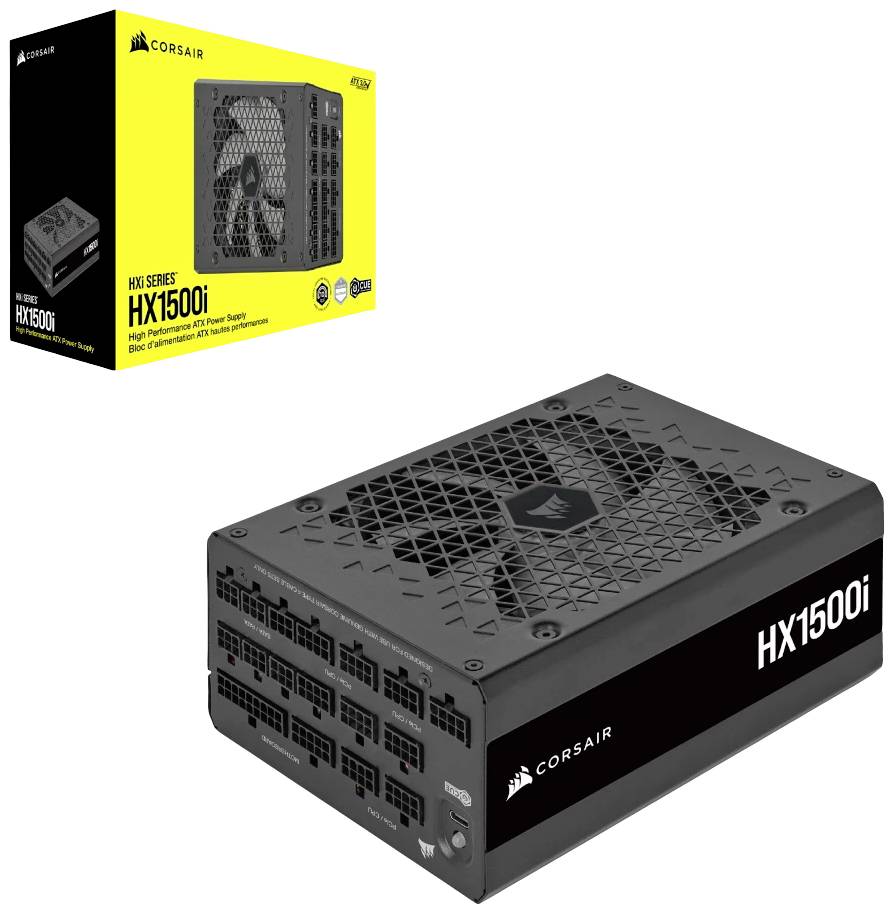 Corsair HX1500i voeding 1500 W 24-polig ATX ATX Zwart-2