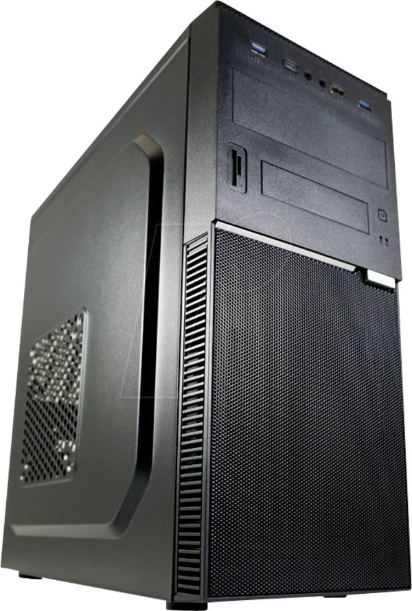 LC Power LC-7041B-ON Midi-tower PC-behuizing Zwart