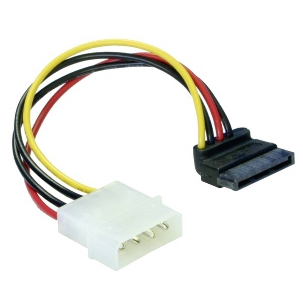 DeLOCK Cable Power SATA HDD > 4pin male angled (60101)