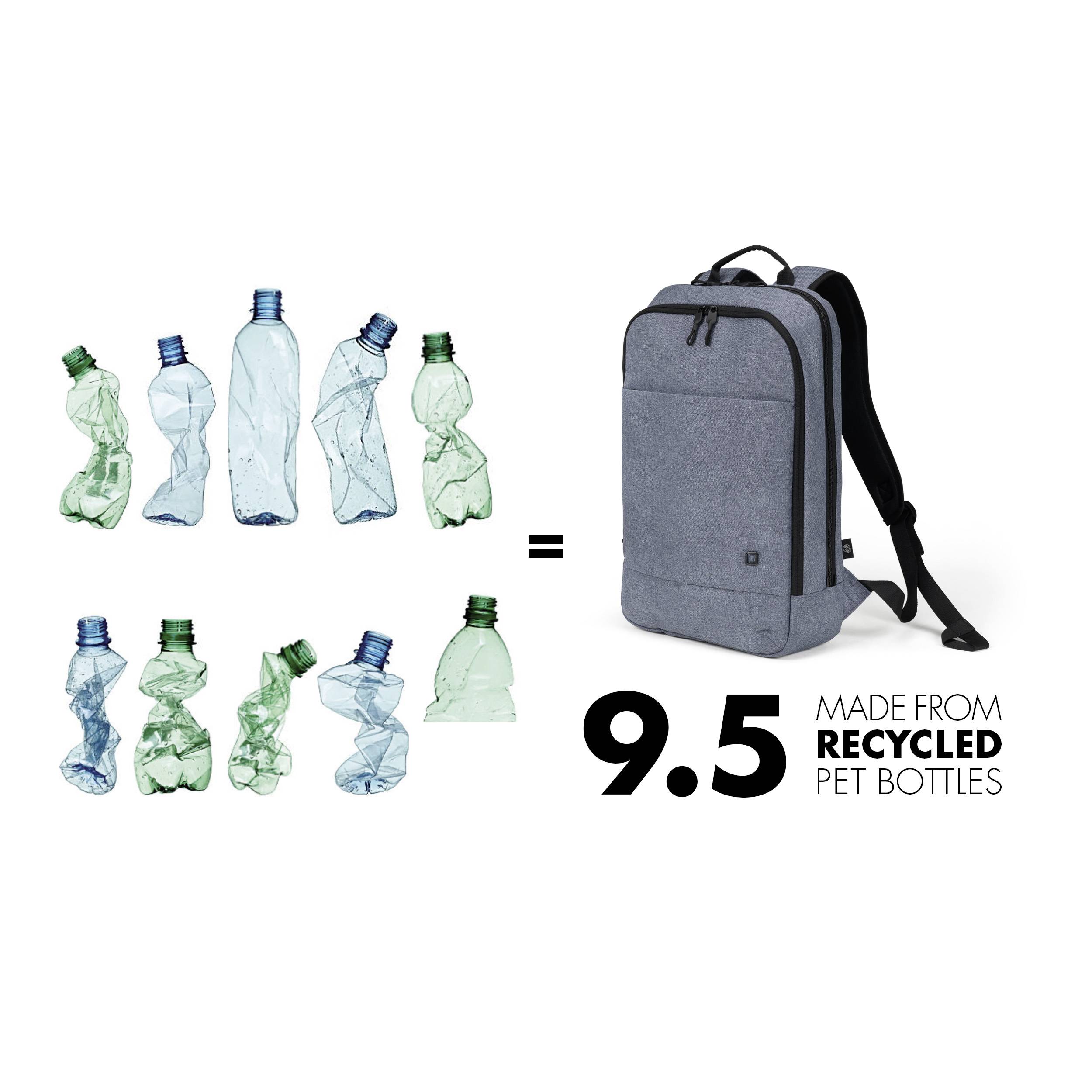 Dicota Backpack Eco Slim MOTION Laptoprugzak Geschikt voor max. (laptop): 39,6 cm (15,6") Denim, Blauw-9