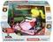 Speelgoeddoos met een bestuurbare Mario Kart met een figuur in een roze jurk. Opschrift 'Mario Kart' en 'Ready to Run'.