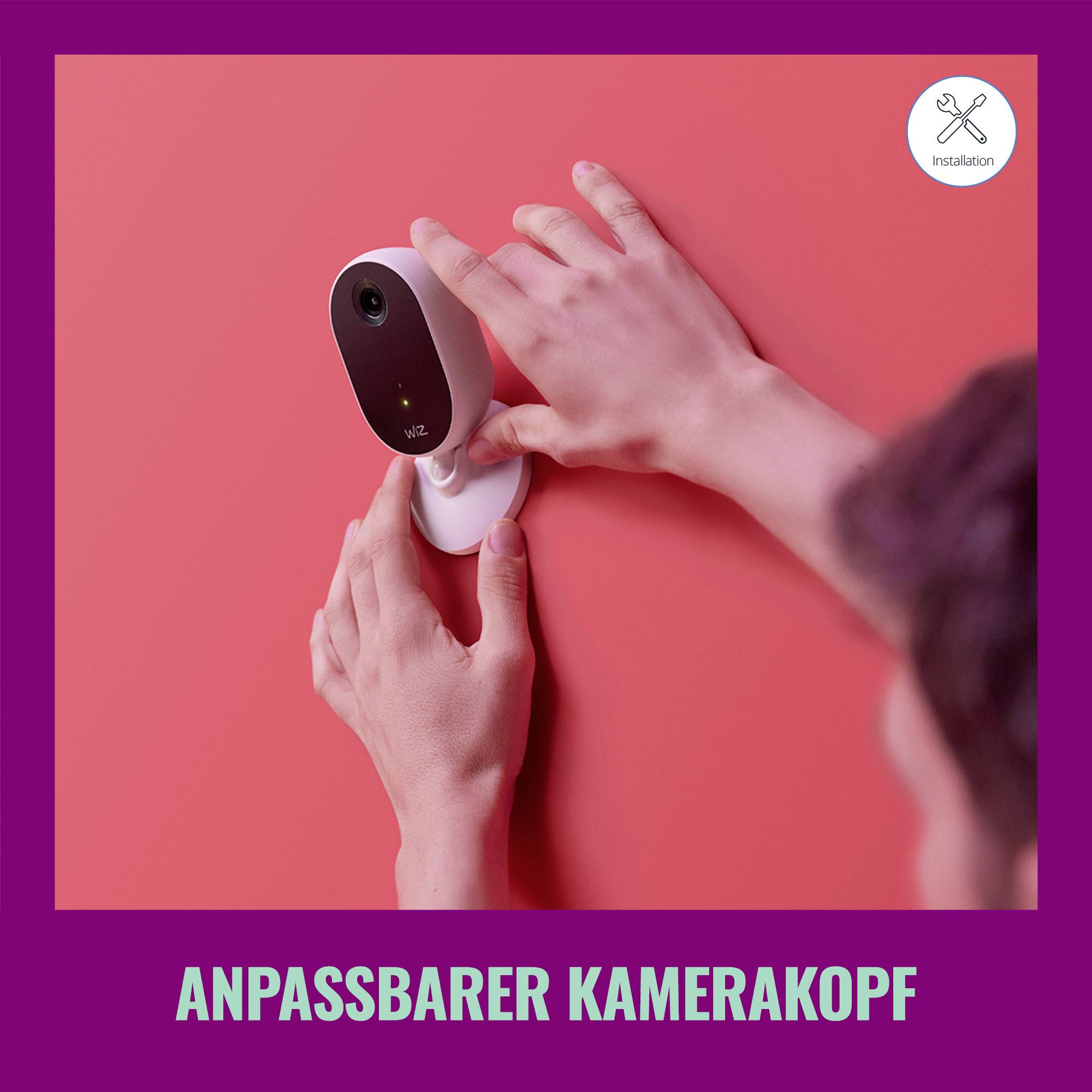 PHILIPS HUE Aangesloten camera - WIZ - Binnen - Geluids- en bewegingsdetectie - Bedraad-5