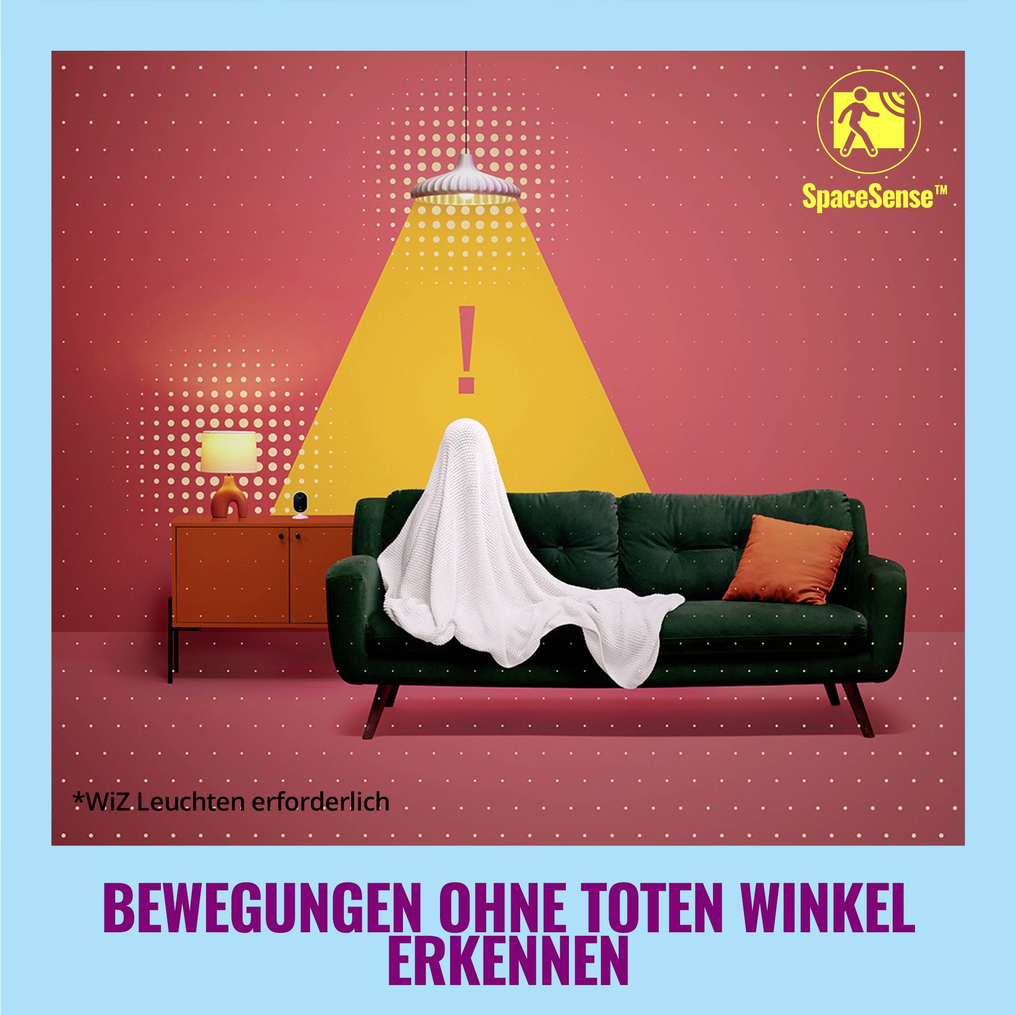 PHILIPS HUE Aangesloten camera - WIZ - Binnen - Geluids- en bewegingsdetectie - Bedraad-9