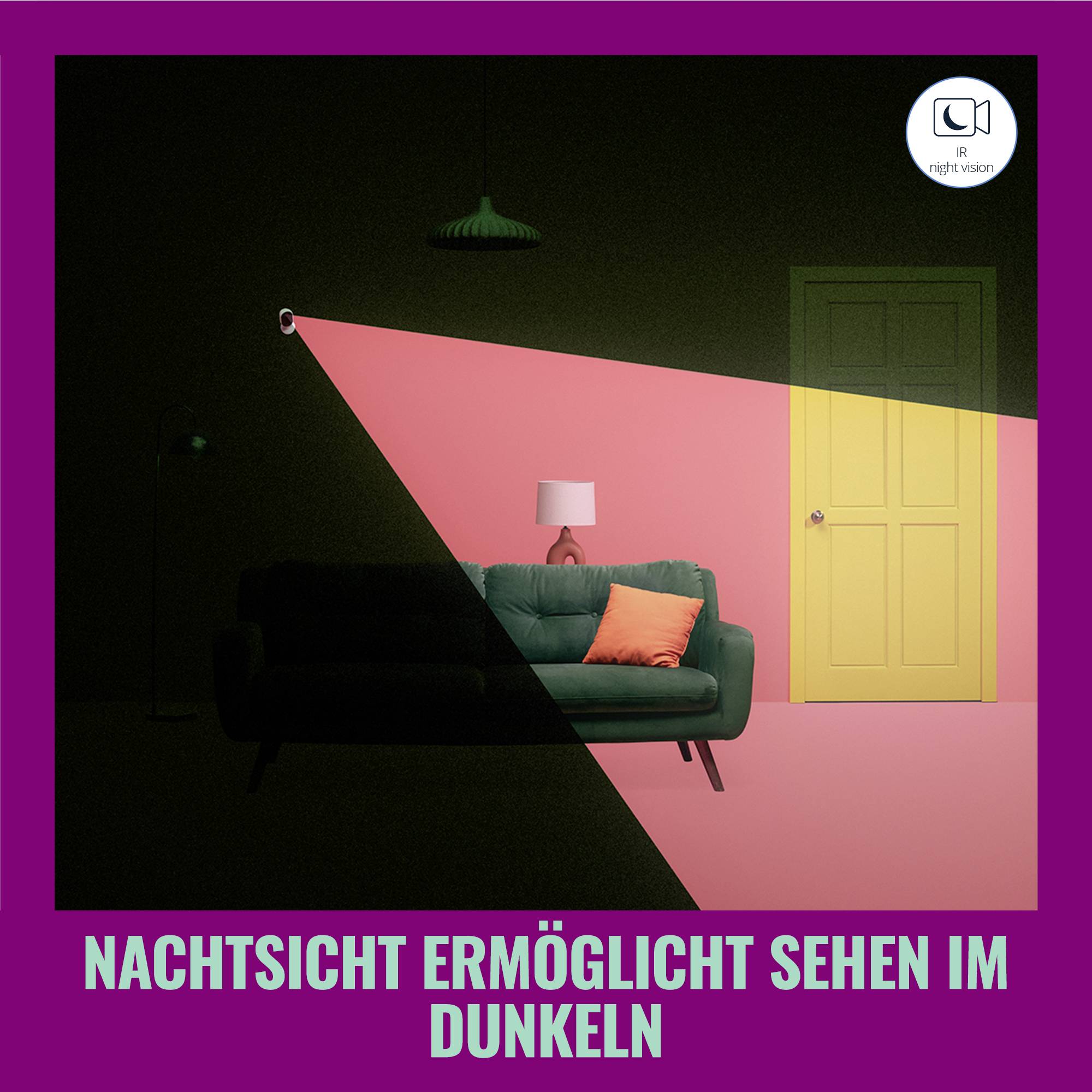 PHILIPS HUE Aangesloten camera - WIZ - Binnen - Geluids- en bewegingsdetectie - Bedraad-10