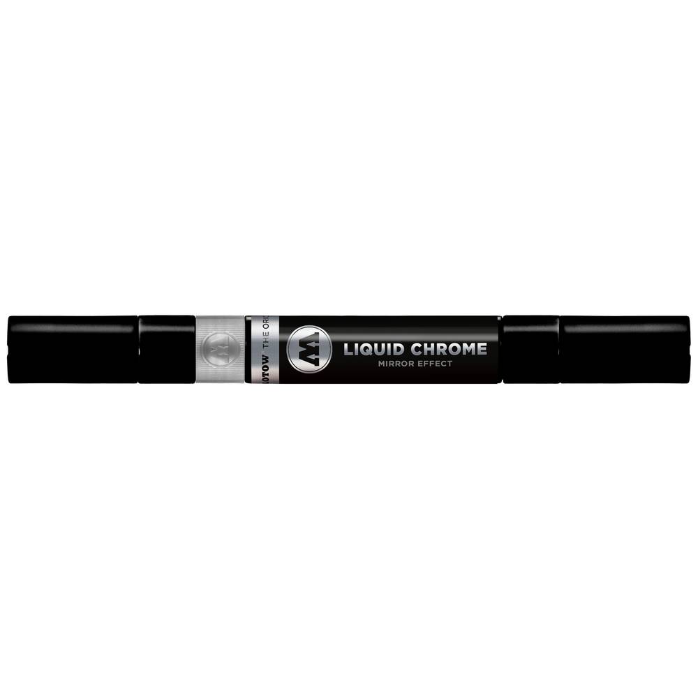 Molotow Liquid Chrome Twin tip Marker - Punt van 1,5 mm en 4 mm - Vloeibare Chrome Stift