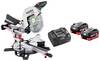 Metabo 614305810 Accu-kapzaag Incl. 2 accu's, Incl. lader 305 mm 30 mm