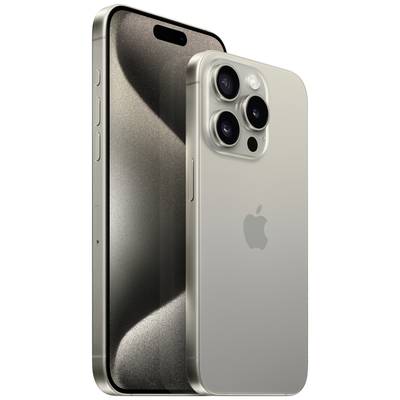 Apple iPhone 15 Pro 256 GB 15.5 cm (6.1 inch) Titaan (natuur) iOS 17  Dual-SIM kopen ? Conrad Electronic