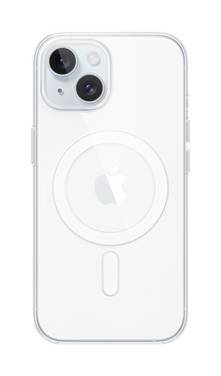 Apple Clear Case Backcover Apple iPhone 15 Transparant Inductieve lading, Stootbestendig