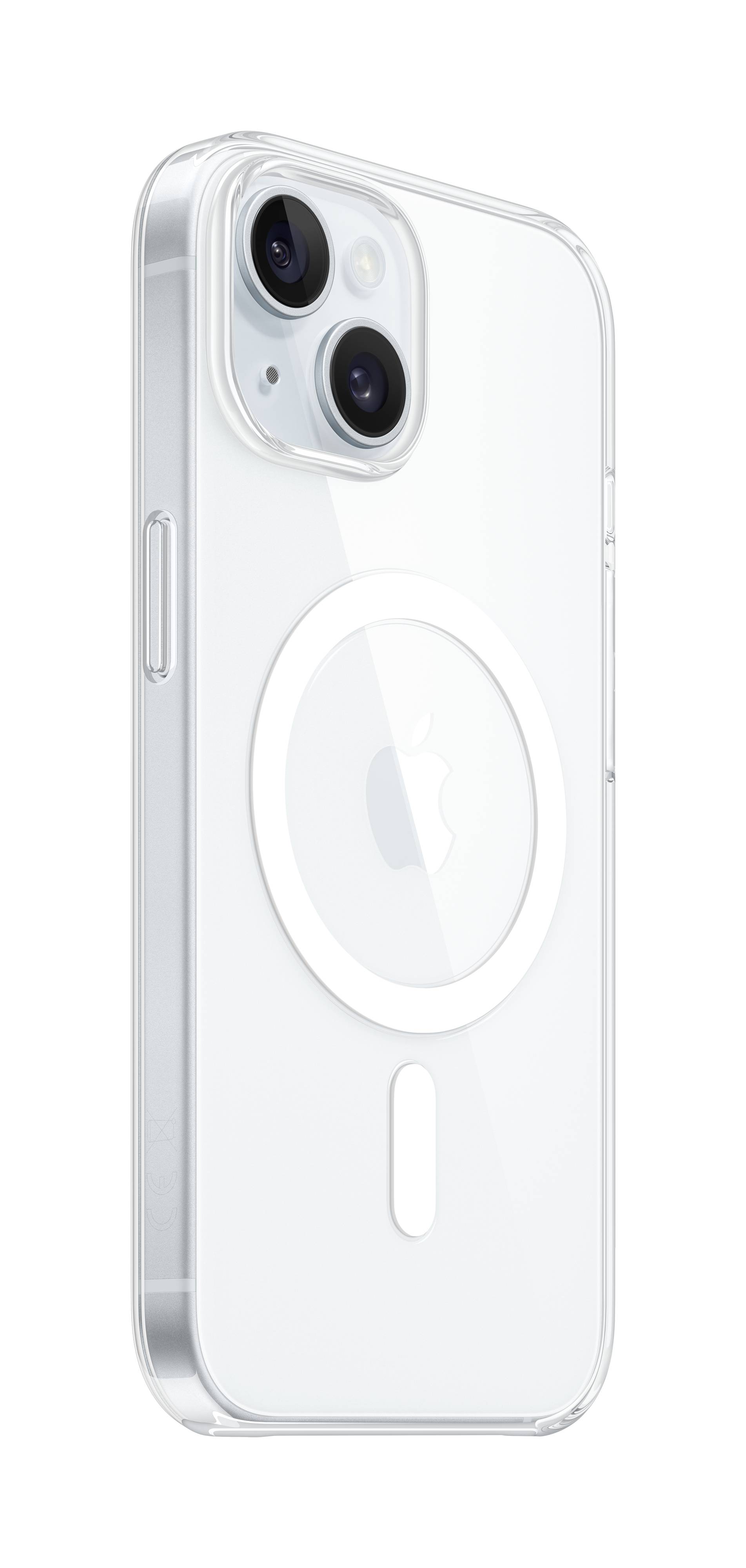 Apple Clear Case Backcover Apple iPhone 15 Transparant Inductieve lading, Stootbestendig-1