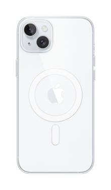 Apple Clear Case Backcover Apple iPhone 15 Plus Transparant Inductieve lading, Stootbestendig