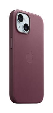Apple Finewoven Case Backcover Apple iPhone 15 Mulberry Inductieve lading, Stootbestendig