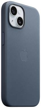 Apple Finewoven Case Backcover Apple iPhone 15 Pacific-blauw Inductieve lading, Stootbestendig