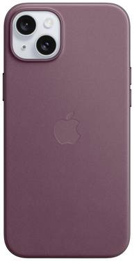Apple Finewoven Case Backcover Apple iPhone 15 Plus Mulberry Inductieve lading, Stootbestendig