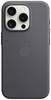 Apple Finewoven Case Backcover Apple iPhone 15 Pro Zwart Inductieve lading, Stootbestendig