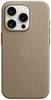 Apple Finewoven Case Backcover Apple iPhone 15 Pro Taupe Inductieve lading, Stootbestendig