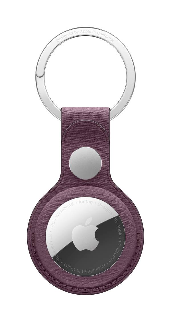 Apple Finewoven Key Ring AirTag sleutelhanger Apple AirTag Mulberry