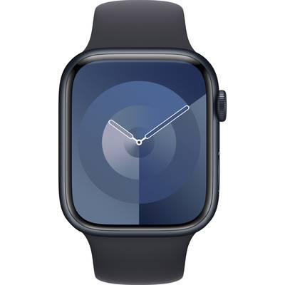 Apple Watch Series 9 GPS 45 mm Aluminium kast Sportband Midnight M/L