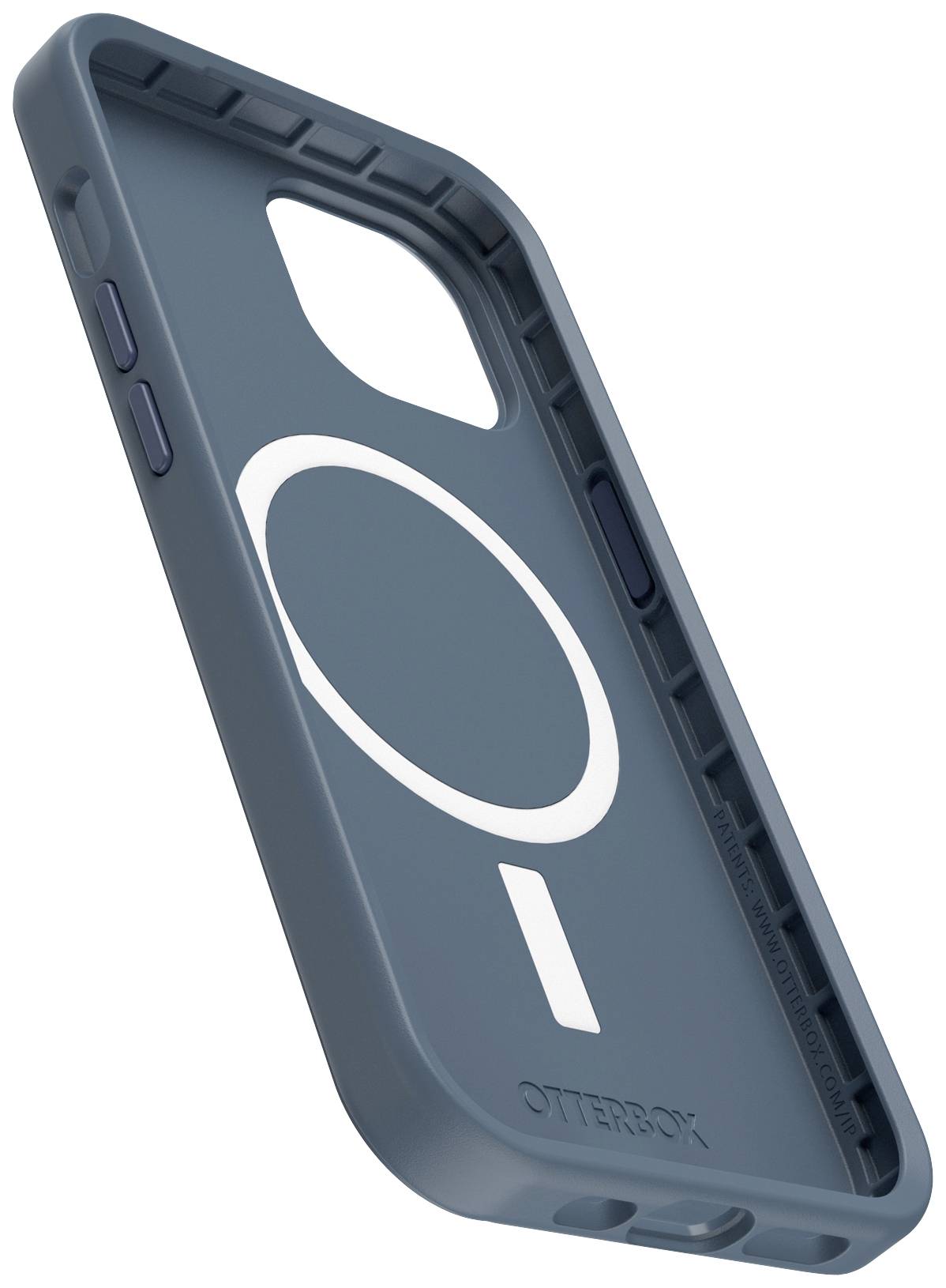 OtterBox Symmetry+ Case voor Apple iPhone 15 Smartphone - Blauw - Valbestendig - Plastic-2