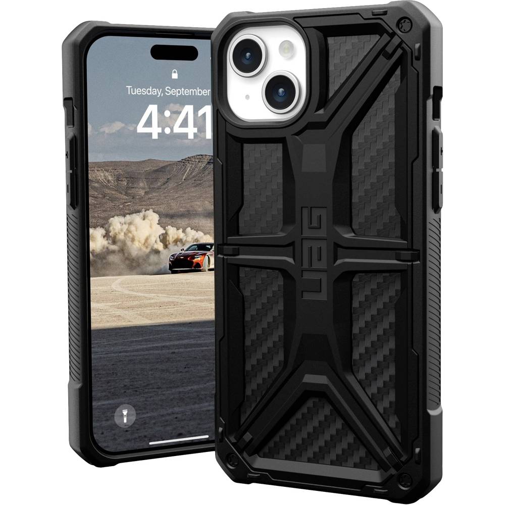 UAG - Monarch iPhone 15 Plus Hoesje - carbon zwart