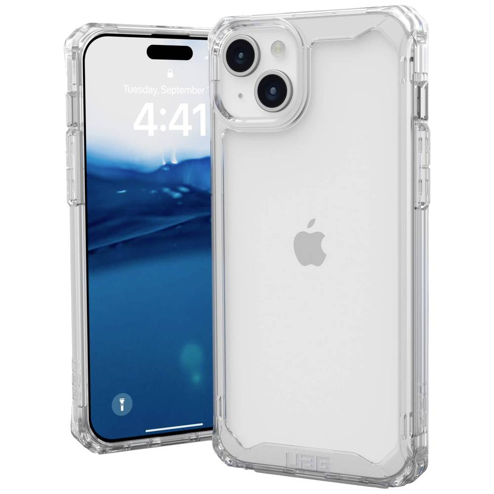 Urban Armor Gear Plyo Backcover Apple iPhone 15 Plus Ice, Transparant