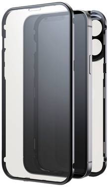 Black Rock 360° Glass Cover Apple iPhone 15 Pro Max Zwart Inductieve lading, Stootbestendig