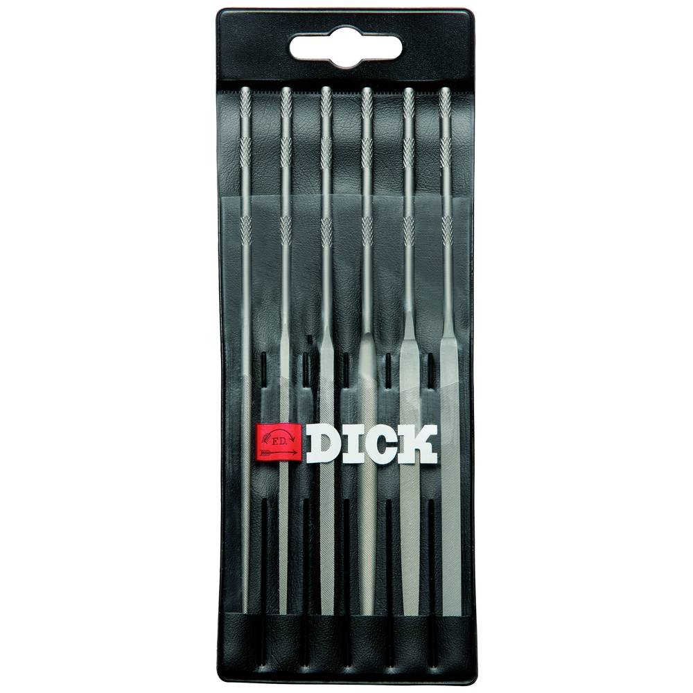 Dick 21601620 Set naaldvijlen 160, 6-delig in plastic tas Lengte 160 mm 1 set(s)