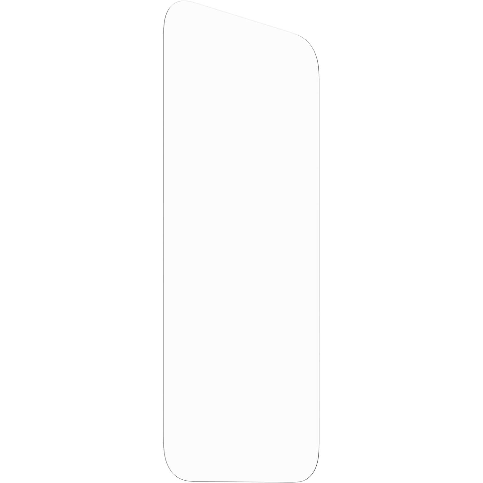 Een leeg, verticaal smartphonescherm zonder zichtbare app-symbolen of achtergrondafbeelding.