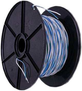 YV 2x0,8 sw/w Schakeldraad Yv 2 x 0.8 mm²  100 m