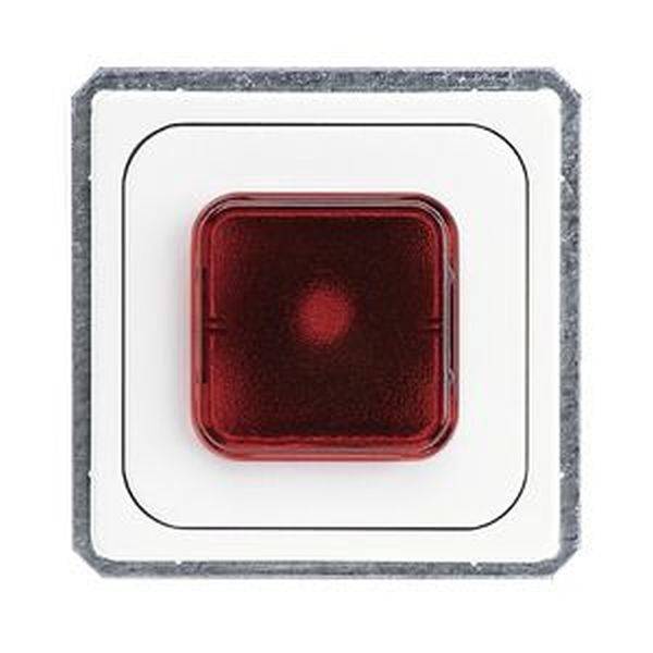 ELSO lichtsignaal 216014 E10 rode kap zuiver wit    10 stuk(s)