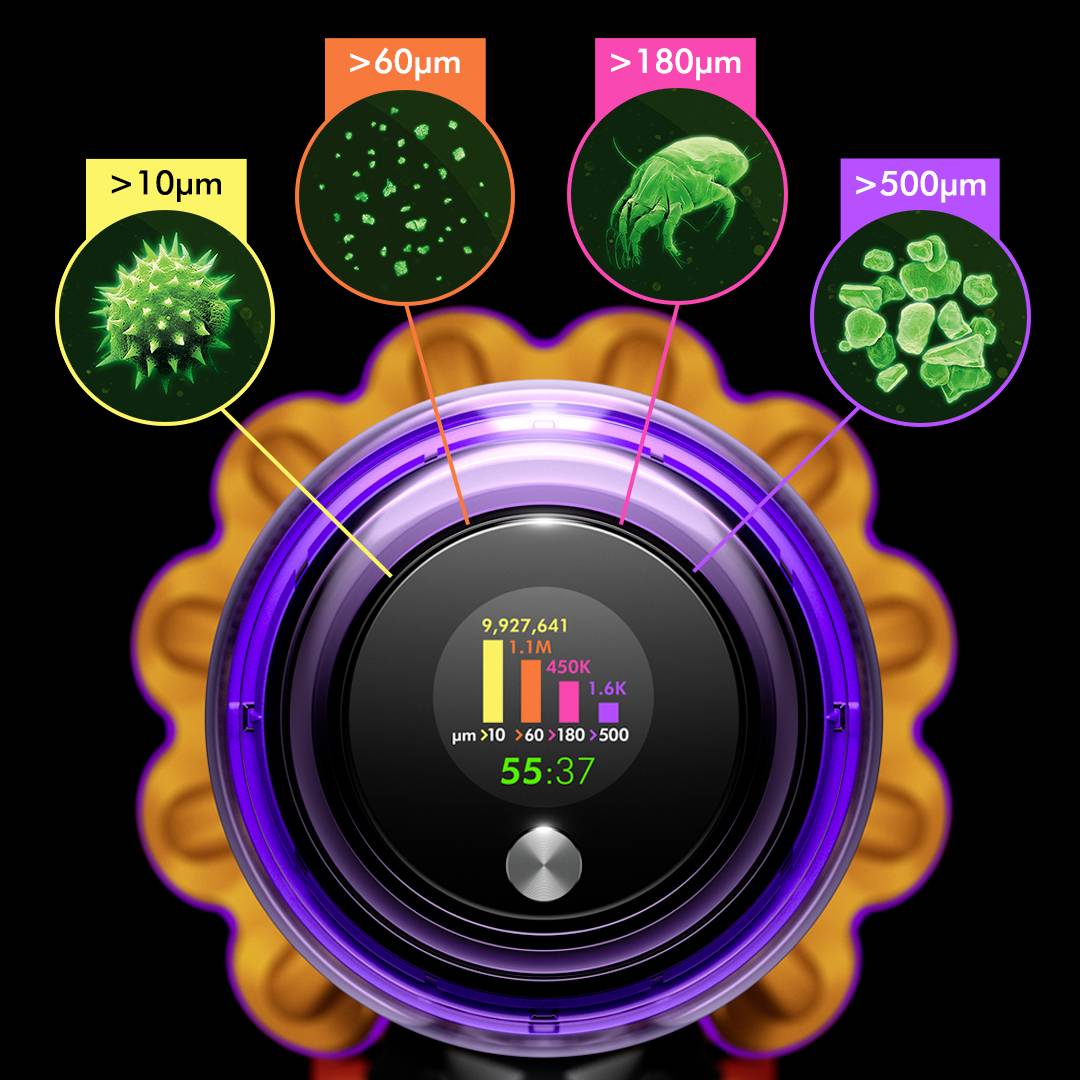 dyson V12 Detect Slim Absolute Nickel Satin 448884-01 Accu-handstofzuiger 25.2 V 230 V 545 W Zuigborstel met motor-12