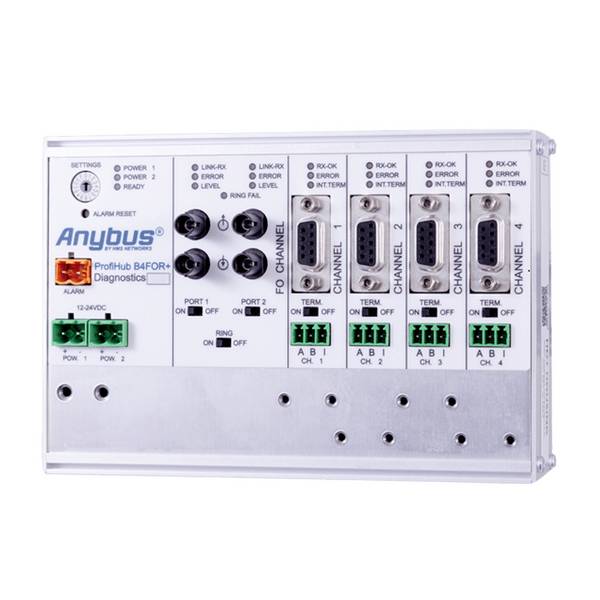 Anybus 17420 ProfiHub B4FO2+ Repeater Profibus    12 V/DC, 24 V/DC 1 stuk(s)