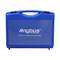 Blauwe gereedschapskoffer met de tekst 'Anybus ProfiTrace Troubleshooting Toolkit van HMS Networks'.