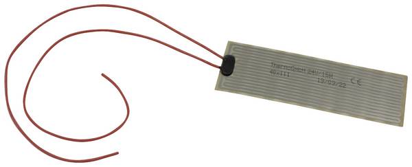 Thermo TECH PET Verwarmingsfolie Zelfklevend 24 V/DC, 24 V/AC 15 W Beschermingsklasse IPX4 (l x b) 111 mm x 40 mm
