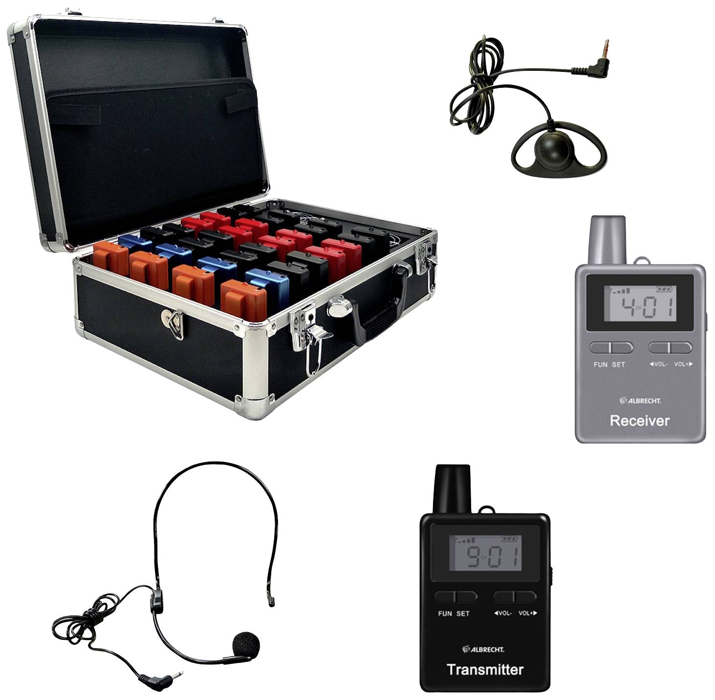 Albrecht ATT/ATR400 30er 29970.S30 Tourguide systeem accessoire Set van 30 stuks