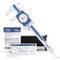 Dasqua IP67 digitale schuifmaat set met een blauwe en witte schuifmaat, beschermende opbergkoffer, certificaat, gebruikershandleiding en USB-oplaadkabel.