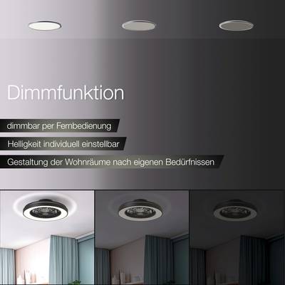 GAMMA | Brilliant plafondventilator Arezzo met lamp 36W, zwart kopen GAMMA | Brilliant plafondventilator Arezzo met lamp 36W, zwart kopen