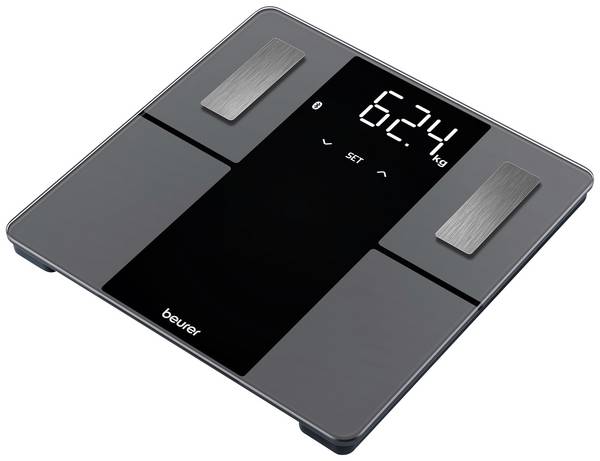 Beurer BF 500 76011 Analyse-personenweegschaal Digitaal Weegbereik (max.): 180 kg Zwart Met Bluetooth