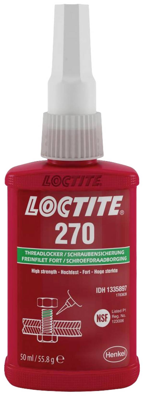 LOCTITE® 270 BO50ML EGFD 1335897 Schroefborging Vastheid: Hoog 50 ml