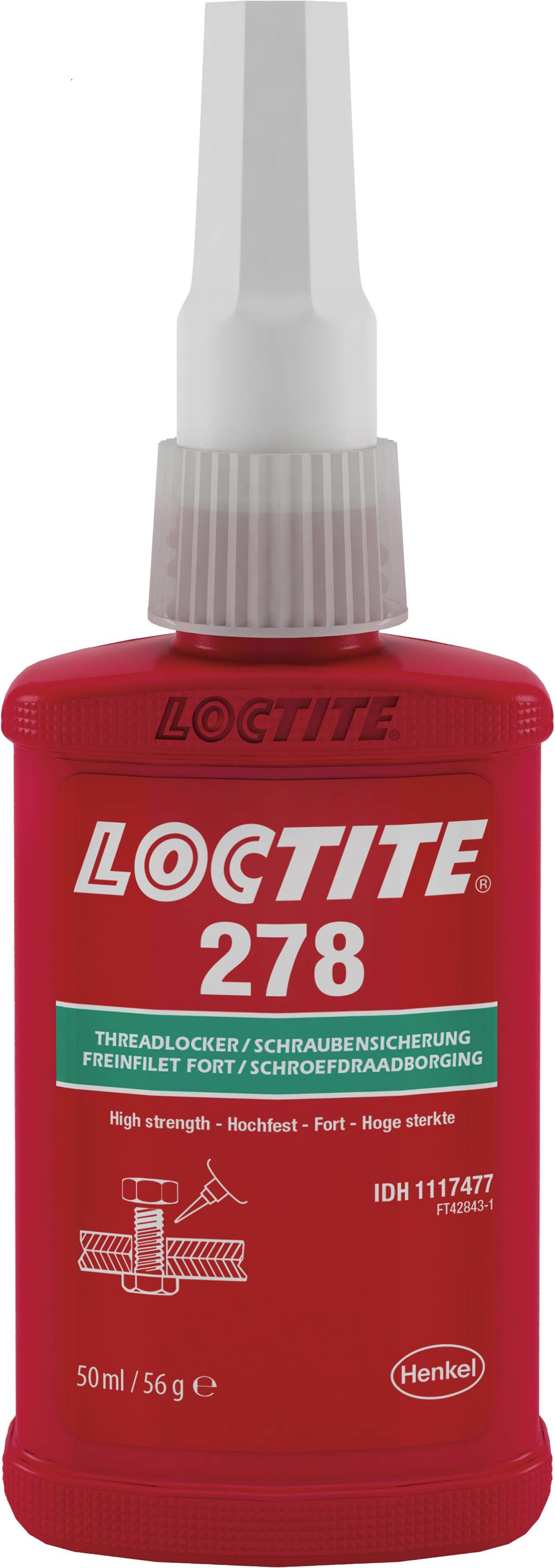 LOCTITE® 278 BO 50ML EGFD 1117477 Schroefborging Vastheid: Hoog 50 ml