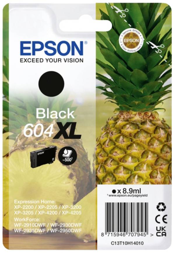 Epson Inktcartridge 604XL Origineel  Zwart C13T10H14010