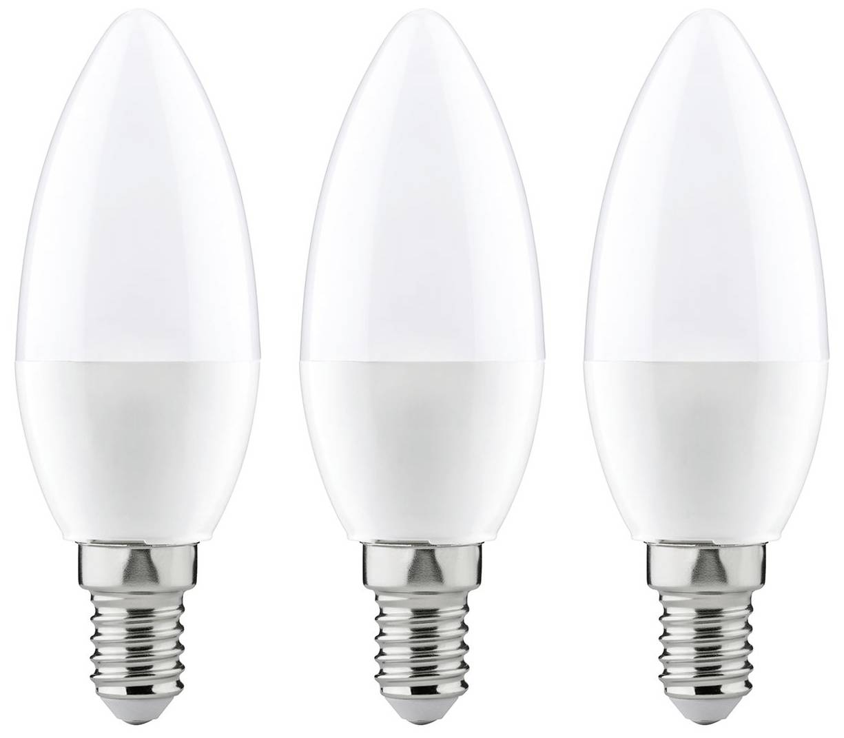 Paulmann 28426 LED-lamp Energielabel G (A - G) E14 Kaars 3.5 W Warmwit (Ø x h) 35 mm x 100 mm 3 stuk(s)