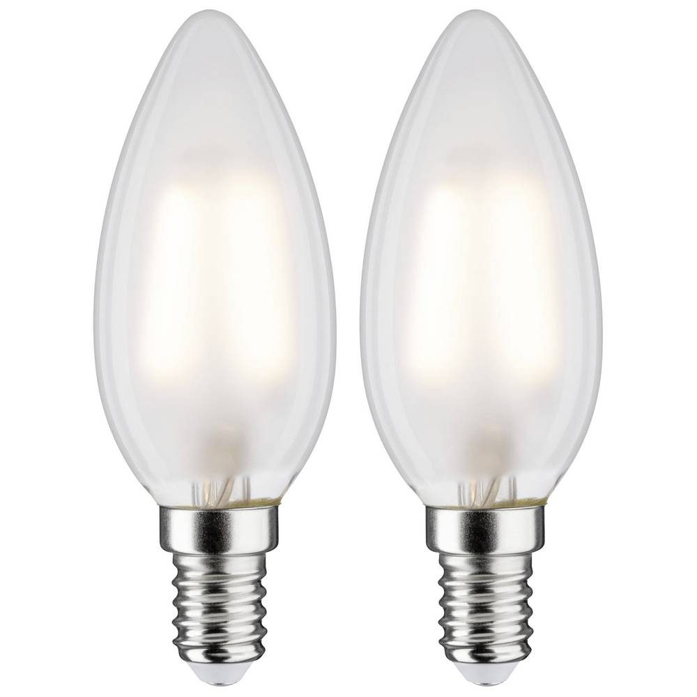Paulmann 28636 LED-lamp Energielabel G (A - G) E14 3 W Warmwit (Ø x h) 35 mm x 98 mm 2 stuk(s)