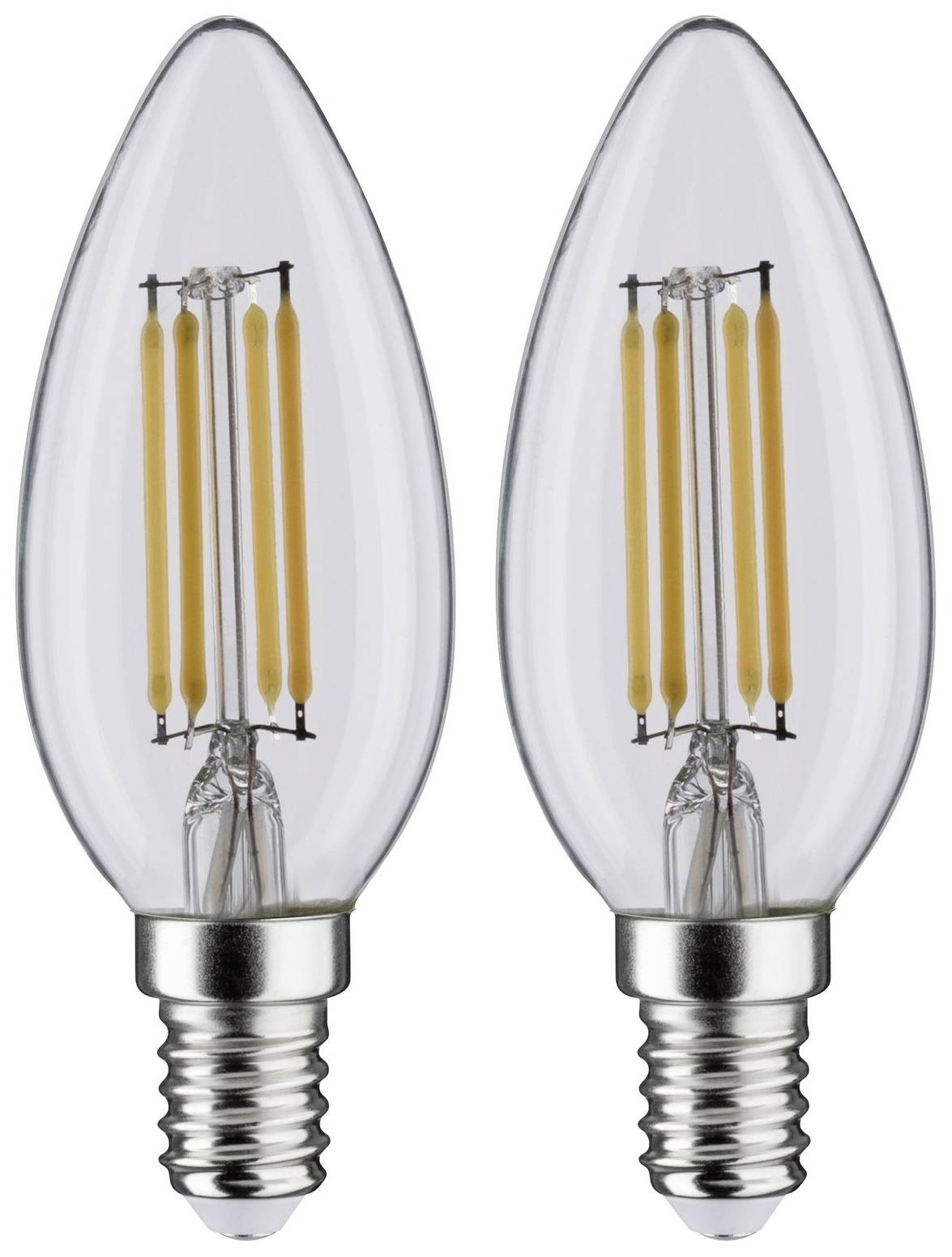 Paulmann 28788 LED-lamp Energielabel F (A - G) E14 4.5 W Warmwit (Ø x h) 35 mm x 98 mm 2 stuk(s) – Foto 3 van 3